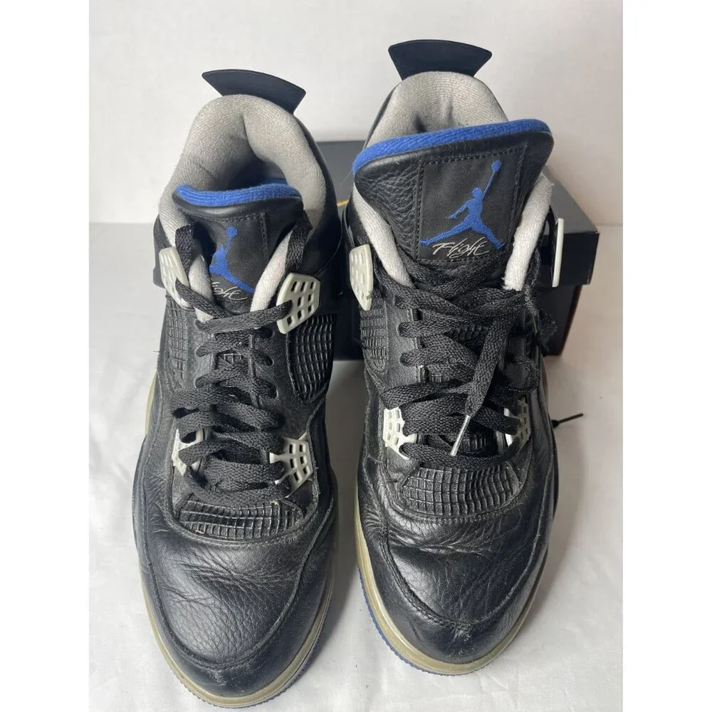 Jordan‎ 4 Retro Alternate Motorsport Black Blue 308497-006 Mens Size 12